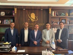 دیدار مدیرعامل شرکت نوش دارو مداوا با مدیران بانک ملت و شرکت به‌پرداخت